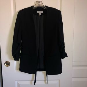 HM Black Open Blazer
